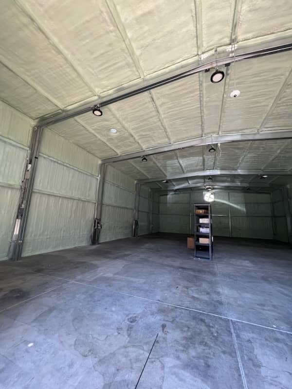 image of building with insulation installed